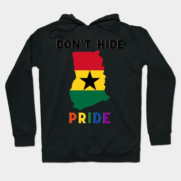 Don't hide Pride Hoodie by Nahya Fashion Shop